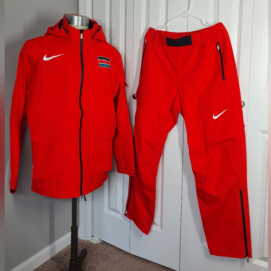 Nike Pro Elite Kenya Team Issued Storm-Fit Adv Tracksuit (Jacket & Pant) Size S